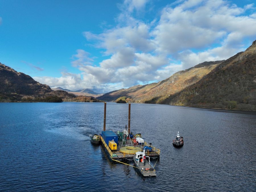 23 Degrees Renewables supports BT Fibre Optic Cable Installation at Loch Lomond