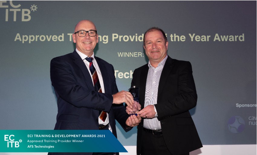 AFS Technologies Wins Engineering and Construction Industry Award for 2021 Approved Training Provider of the Year