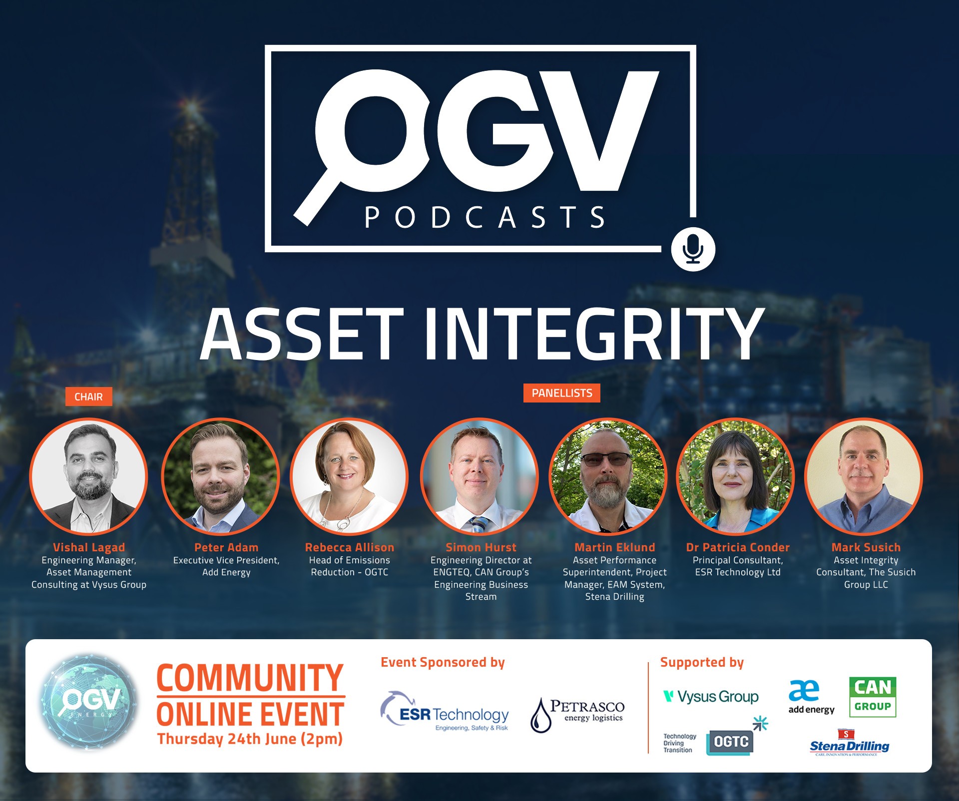 "Asset Integrity" OGV Community Online Event - Jun 2021