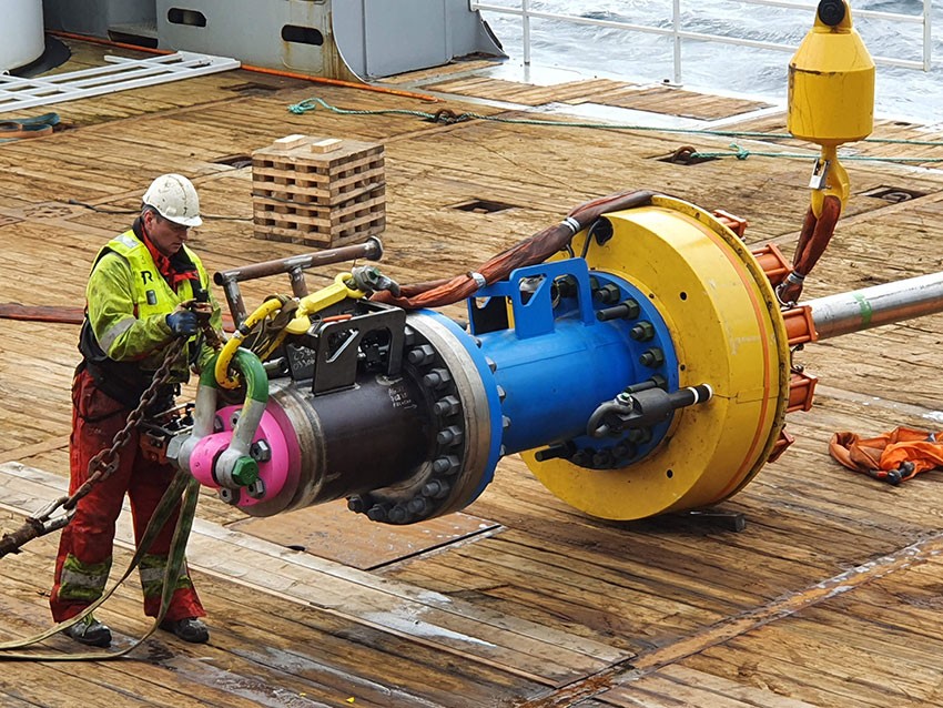 Baker Hughes’ new Terminator system achieves industry’s first vessel-deployed subsea mechanical wellhead cut
