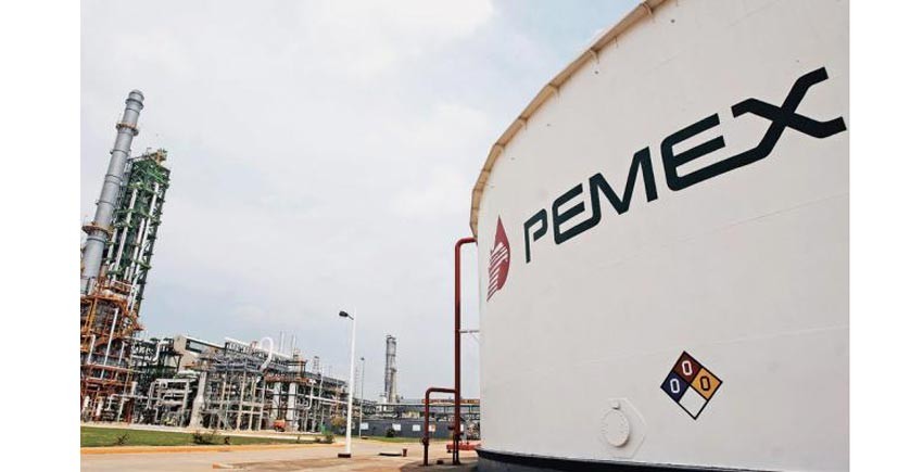 Crude oil production from Mexico's Pemex up slightly in December