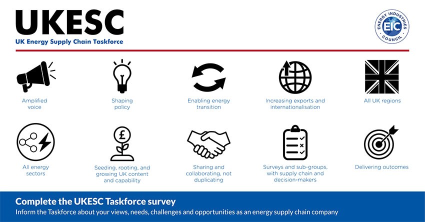 EIC secretariat for UK Energy Supply Chain Taskforce