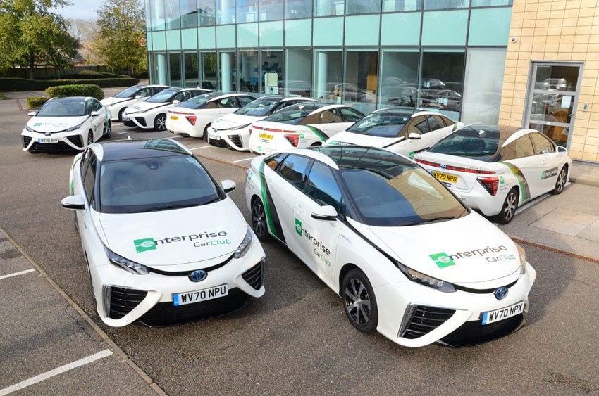 Enterprise adds 17 Toyota Mirai Hydrogen Cars to UK Fleet