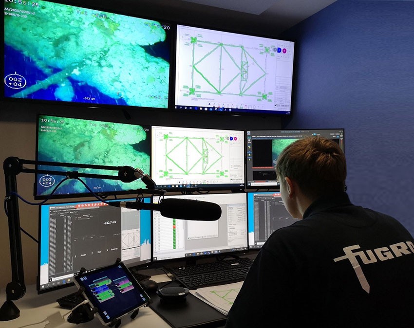 Fugro performs first fully remote platform inspection on UK continental shelf