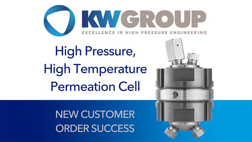 High Pressure, High Temperature Permeation Cell.