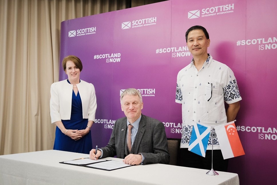 Hydrogen MoU signed between Scotland and Singapore