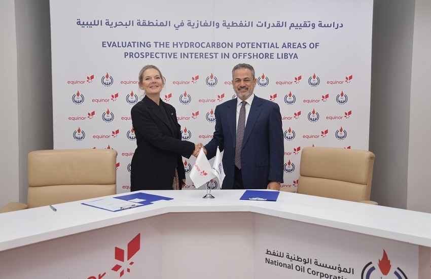 Libya’s NOC and Norway’s Equinor sign deal to explore offshore gas prospects