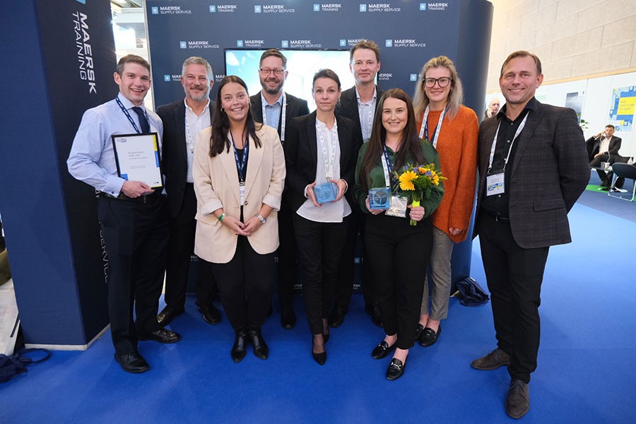 Maersk Training wins two coveted safety and training awards at newly launched Global Wind Organisation award ceremony