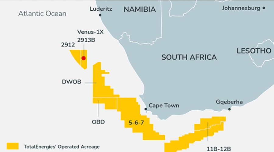 Namibia: TotalEnergies increases its interests in offshore blocks 2913B and 2912