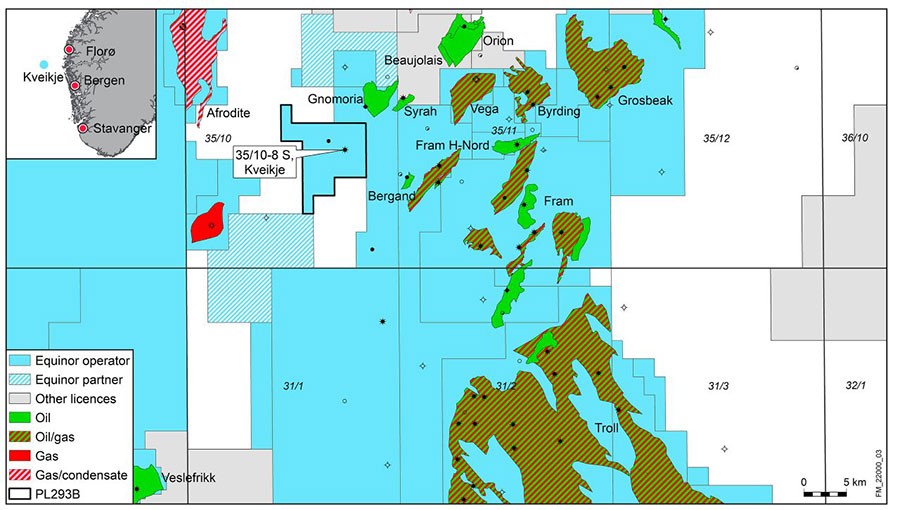 New oil and gas discovery by the North Sea Troll and Fram area