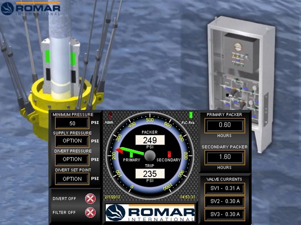 New ROMAR Packer Management Technology proves vital to clean ocean operations.