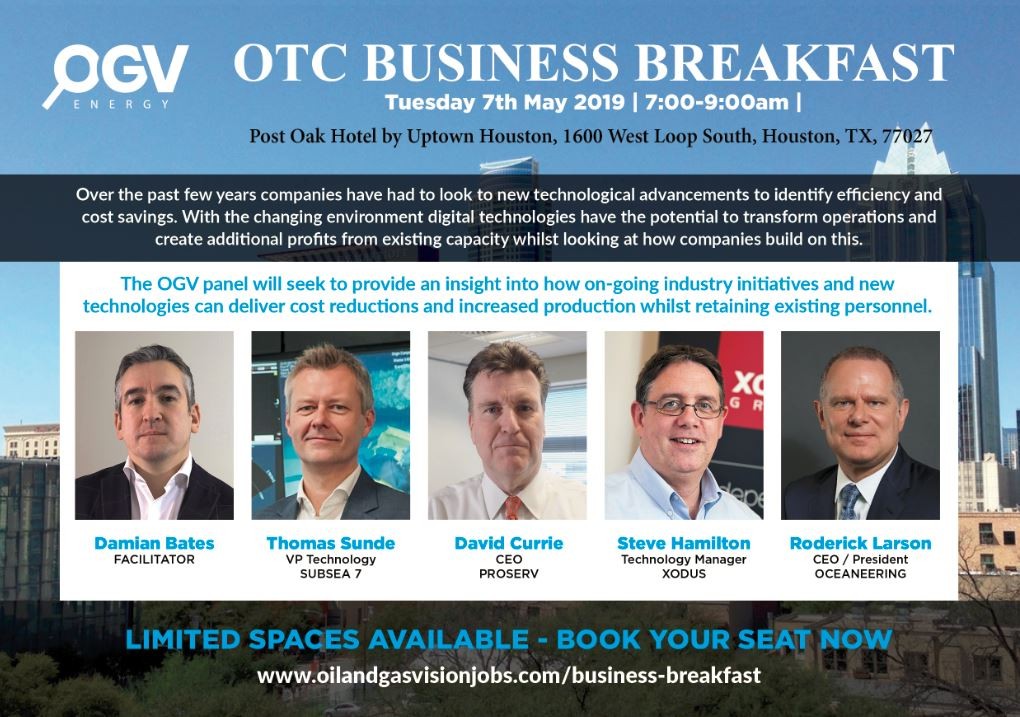 OGV Energy secures all-star panel for OTC event
