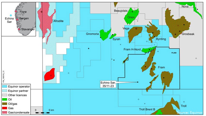 Oil and gas discovery in the North Sea