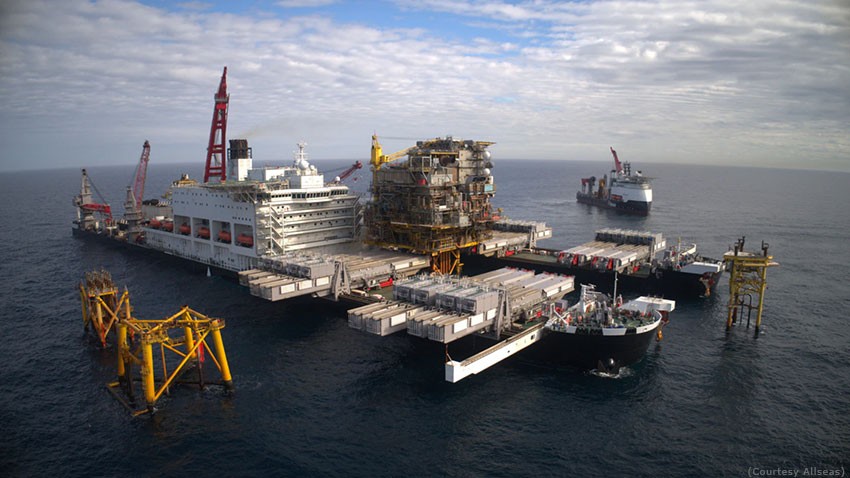 Pioneering Spirit to remove two North Sea gas platforms