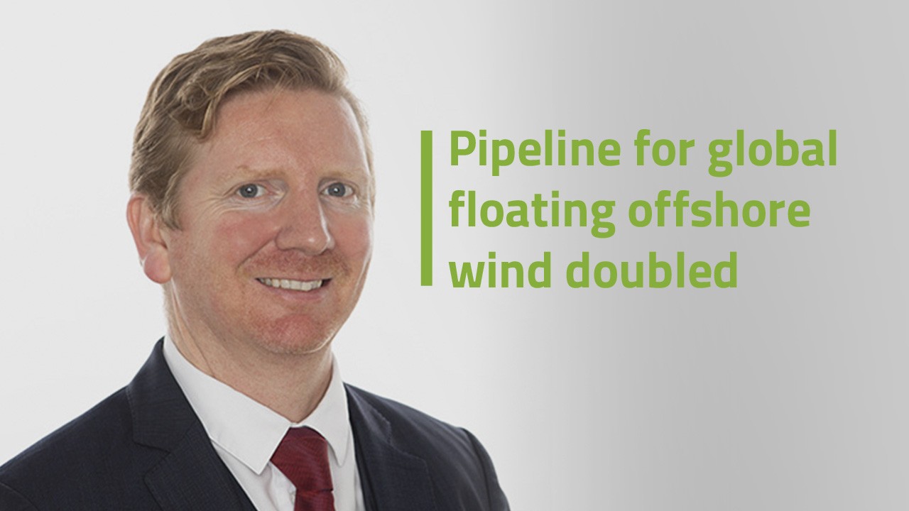 Pipeline for global floating offshore wind doubled