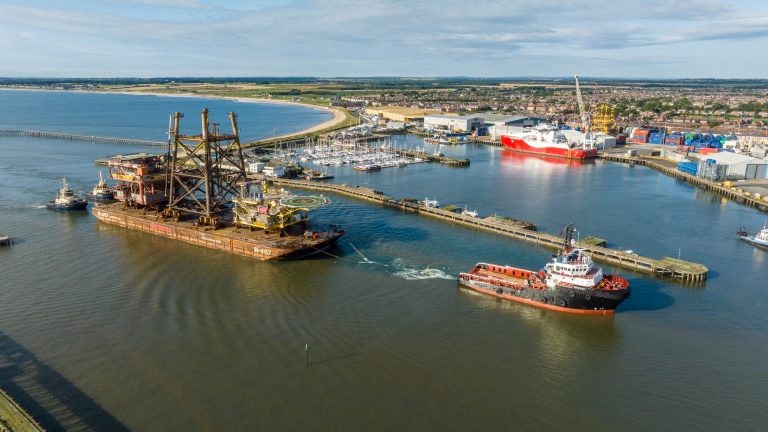 Port of Blyth hails record oil and gas decommissioning project