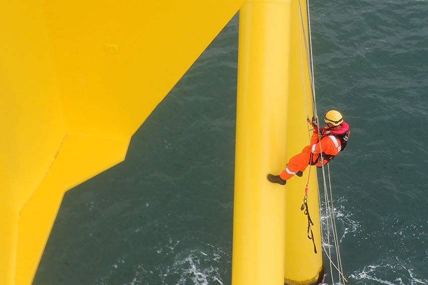Rigmar delivers inspection and maintenance contract for Aberdeen Offshore Wind Farm