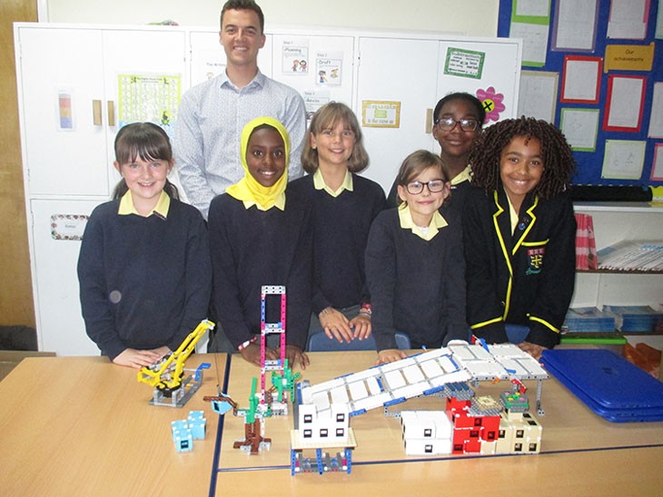 ROVOP supporting St Margaret’s School for Girls teams in FIRST LEGO League