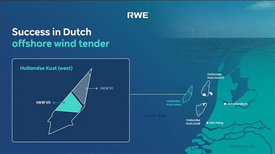 RWE wins Dutch tender to build 700MW offshore wind farm in North Sea