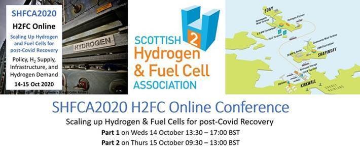 Scotland’s largest hydrogen conference opens its doors on 14-15 October 2020