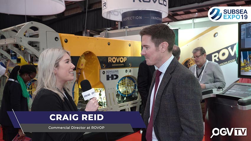 Subsea Expo 2019 – Kirsty Whyte interview with Craig Reid, Commercial Director at ROVOP