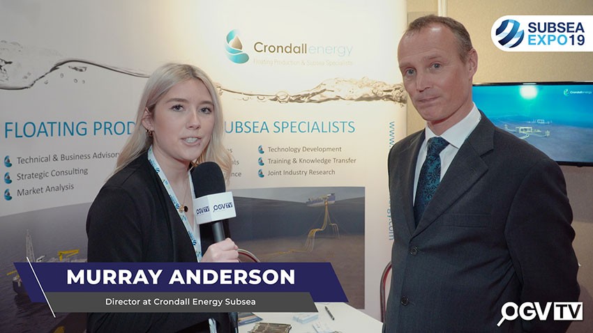 SUBSEA EXPO 2019 - OGV interview Murray Anderson from Crondall Energy Subsea