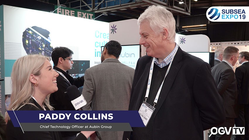 SUBSEA EXPO 2019 - OGV Interview Paddy Collins from Aubin Group Paddy Collins