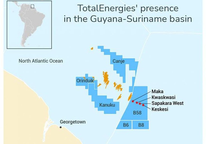 TotalEnergies expands its presence with two new shallow water exploration licenses in Suriname