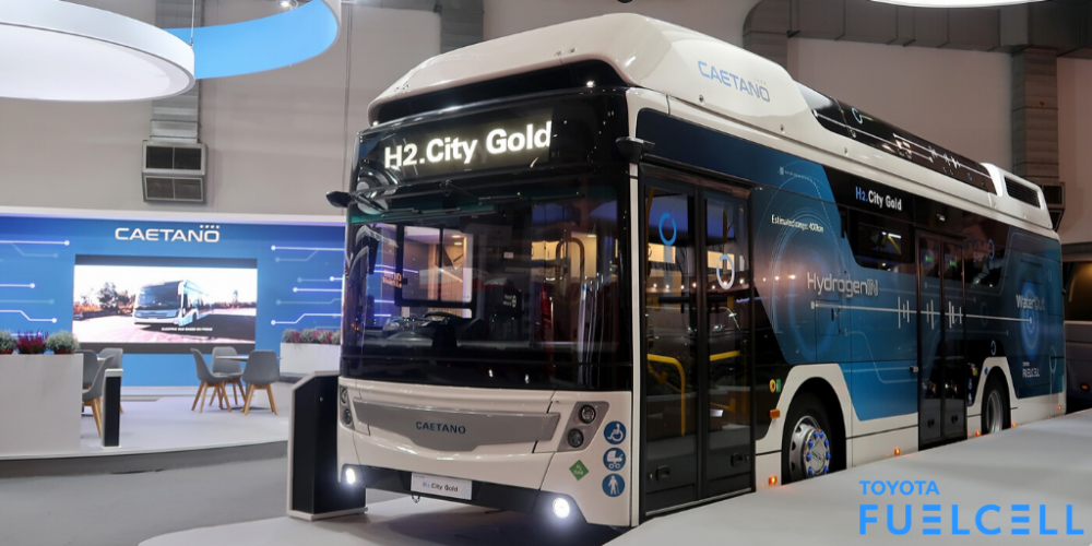 Toyota and Caetanobus prepare hydrogen fuel cell buses for Europe