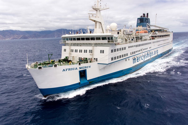Tymor Marine assists Mercy Ships with essential medical care in Africa.