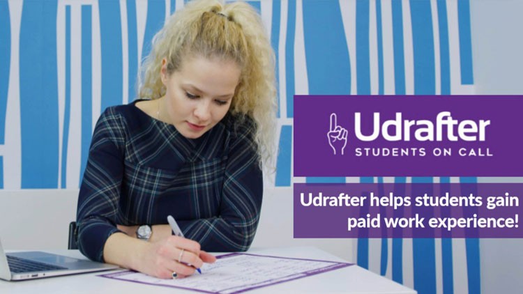 Udrafter helps students gain paid work experience!