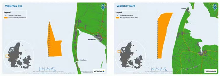 Vattenfall gets clearance for two Danish North Sea wind farms
