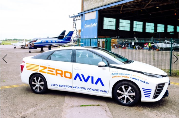 Zeroavia Takes on a Toyota Mirai to help with Ground Operations for its Zero Emission Aviation Drive